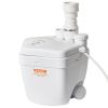 VEVOR Utility Sink Pump, 1/3 HP, 120-Volt, 1750 GPH Flow, 18 ft Head, Under-Sink Sump Pump System with Copper Wire Motor
