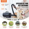 VEVOR Dog Dryer, 2000W/2.7HP Dog Blow Dryer, Pet Grooming Dryer with Adjustable Speed and Temperature Control