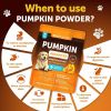 Pumpkin Powder for Dogs Digestive Support 8 OZ Fiber Supplement for Constipation for Gut Balance Healthy Skin Digestion Anal Glands Firm Stool Poop An