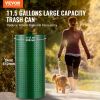 VEVOR Dog Poop Trash Can with 50 Liner Bags, 11.5 Gallons Outdoor Dog Waste Bin with Lid & Liner Clip for Pet Waste Station