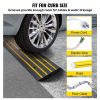 VEVOR Curb Ramp, 2.6" Rise Rubber Driveway Ramps, Heavy Duty 33069 lbs Weight Capacity Threshold Ramp