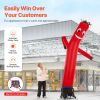 VEVOR Inflatable Tube Man Attachment, 20-Feet Tall, Wacky Wavy Wind Flying Dancing Tube Guy, Arm Flailing Sky Air Puppet
