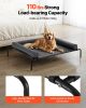 VEVOR Elevated Dog Bed for Large Dogs, Portable Raised Dog Cot with Washable Pillow