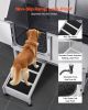 VEVOR Stainless Steel Dog Washing Station, 50 inch Pet Grooming Tub w/ Ramp, PE Water Filter Board